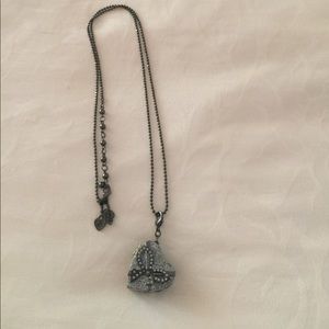 Betsey Johnson Heart Locket Necklace.